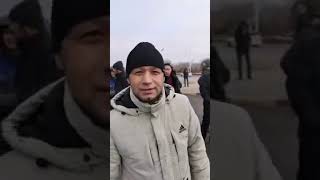 Жаңаөзен қ. газ бағасының қымбаттауына қарсы өткен бейбіт шеруге жүздеген адам шықты,02.01.2022 #kz